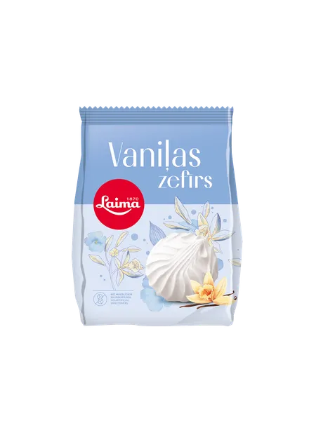 Zefyrai LAIMA, vanilės skonio, 200 g