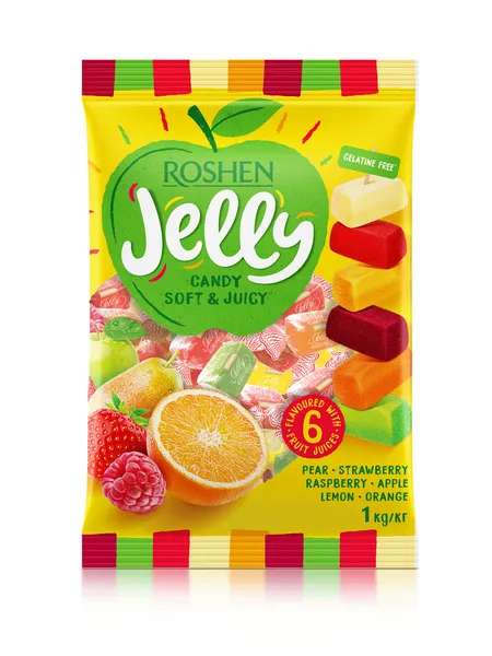 Želės saldainiai ROSHEN JELLY, 1 kg