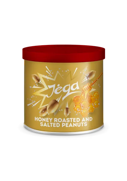 Žemės riešutai JĖGA, su medum ir druska, 140 g