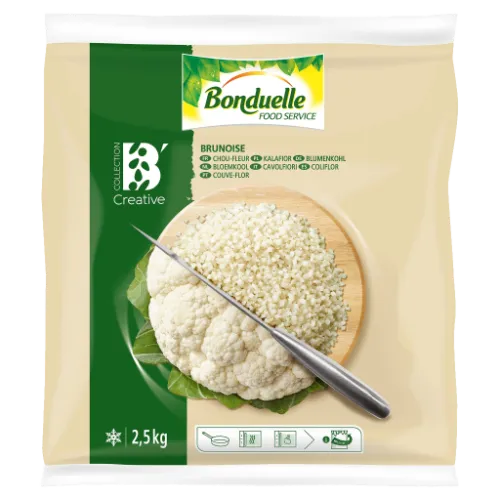 Žiediniai kopūstai BONDUELLE "Brunoise" pjaustymo, 2,5kg