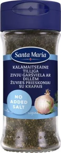 Zivju garšviela ar dillēm, bez pievienota sāls 23g, Santa Maria