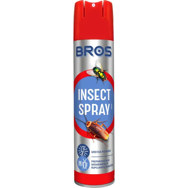 Aerozolis nuo skraidančių ir ropojančių vabzdžių BROS INSECT SPRAY, 400 ml