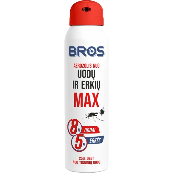 Aerozolis nuo uodų ir erkių BROS MAX, 90 ml