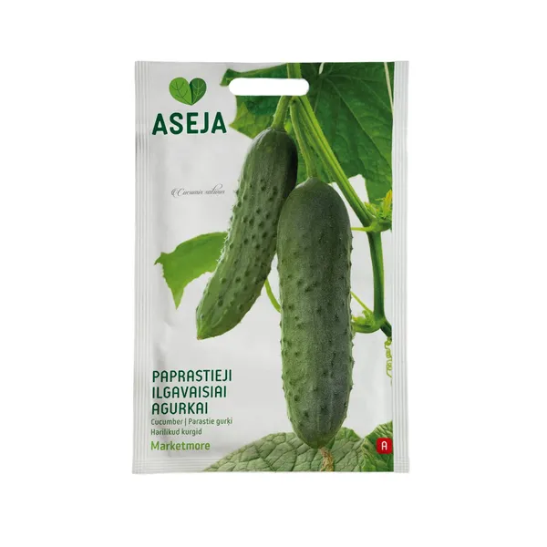 Paprastųjų agurkų sėklos ASEJA CUCUMIS SATIVUS MARKETMORE, 1 g, 20-0191 (A)