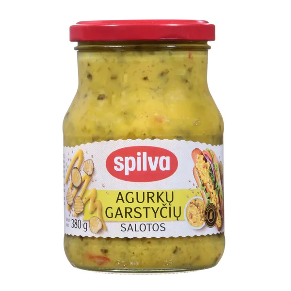 Agurkų - garstyčių salotos SPILVA, 380 g