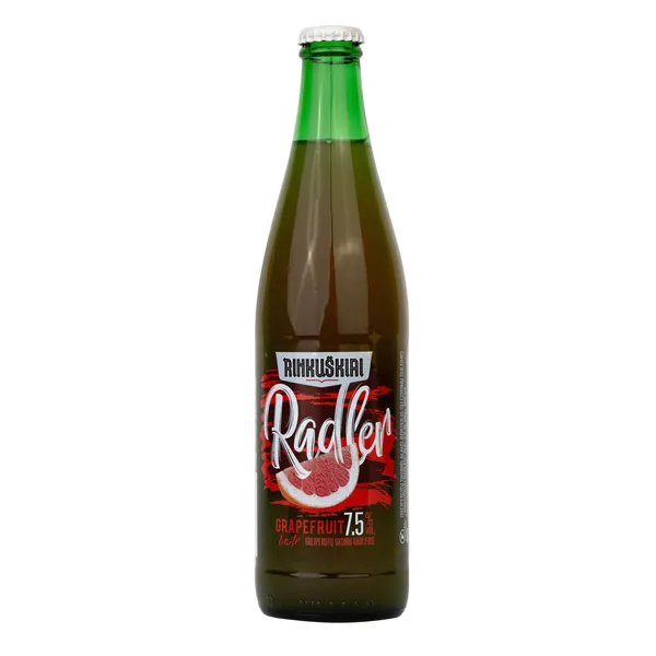 Alaus kokteilis RINKUŠKIAI RADLER greipfrutų skonio, 7,5 %, 0,5 l
