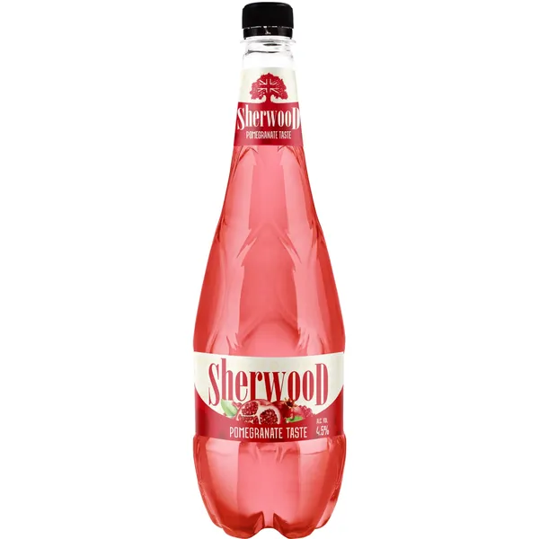 Alaus kokteilis SHERWOOD, Granatų skonio 4,5% , PET