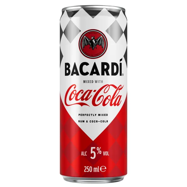 Alk. koktēlis Bacardi & Coca-Cola 5% 250ml