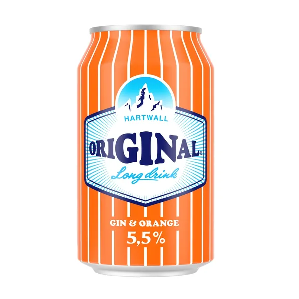 Alkoholinis kokteilis HARTWALL ORIGINAL LONG DRINK 5,5%, 330 ml