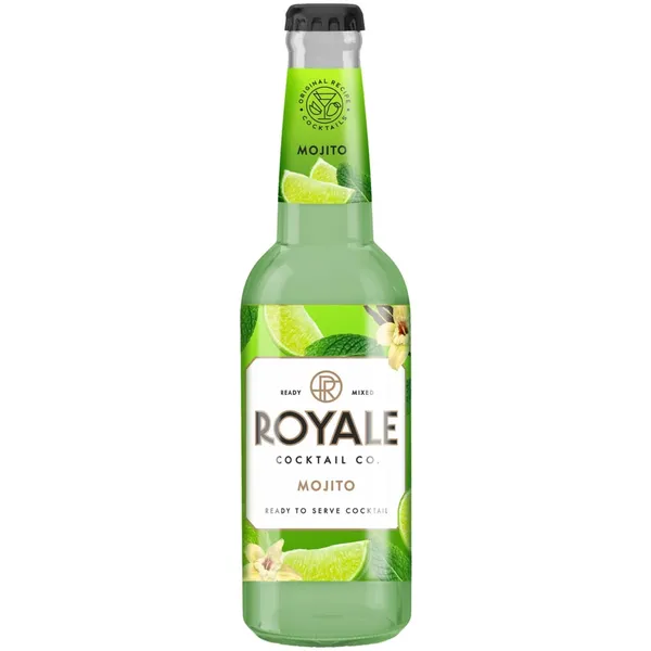 Alkoholinis kokteilis ROYALE Mojito 5% 0,33L STIKLAS