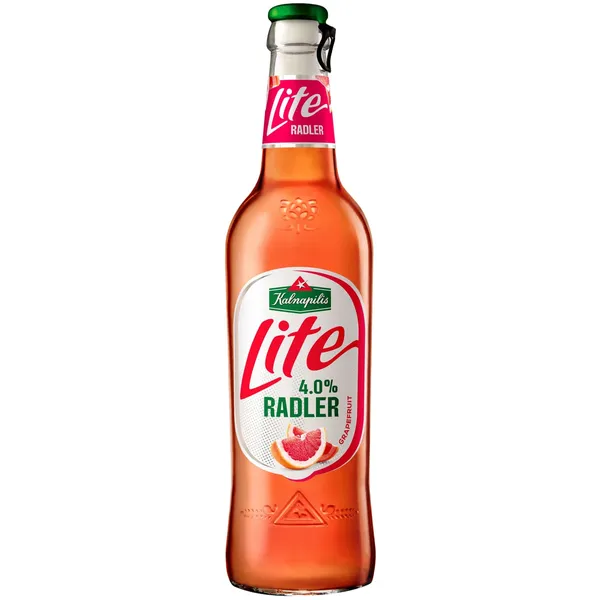 Alaus kokteilis su greipfrutų sultimis KALNAPILIS Lite, 4 %, 0,5 l