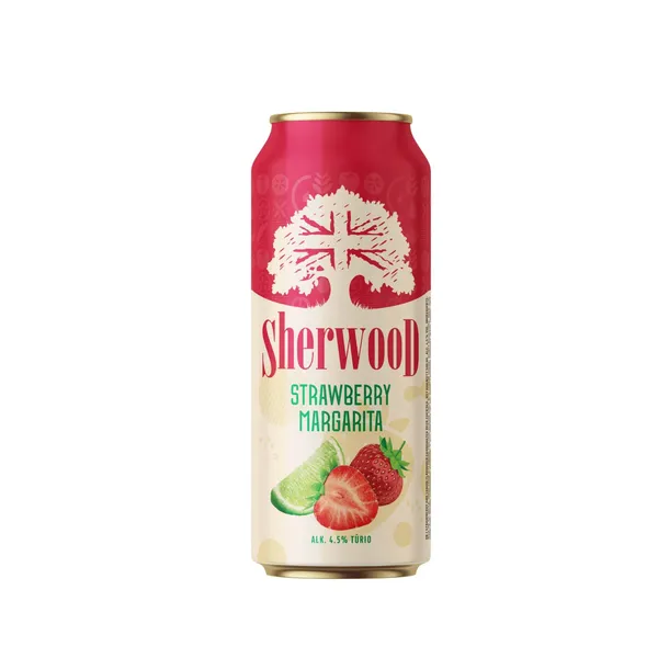 Alaus kokteilis SHERWOOD STRAWBERRY MARGARITA, 4,5 %, 0,5 l
