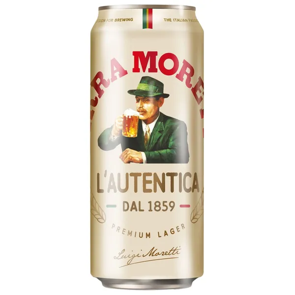 Alus Birra Moretti, 4,6%, 0,5 l, skardinė