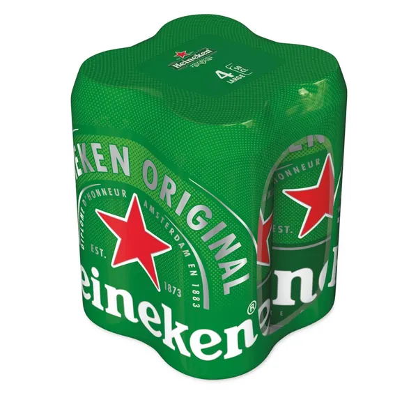 Alus HEINEKEN 5%, 4 x 500 ml