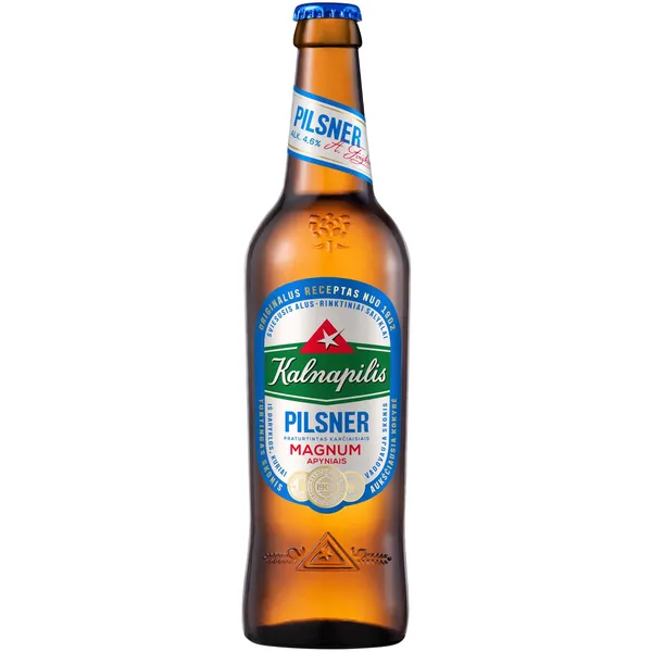 Alus KALNAPILIS Pilsner, 4,6%, 0,5 l