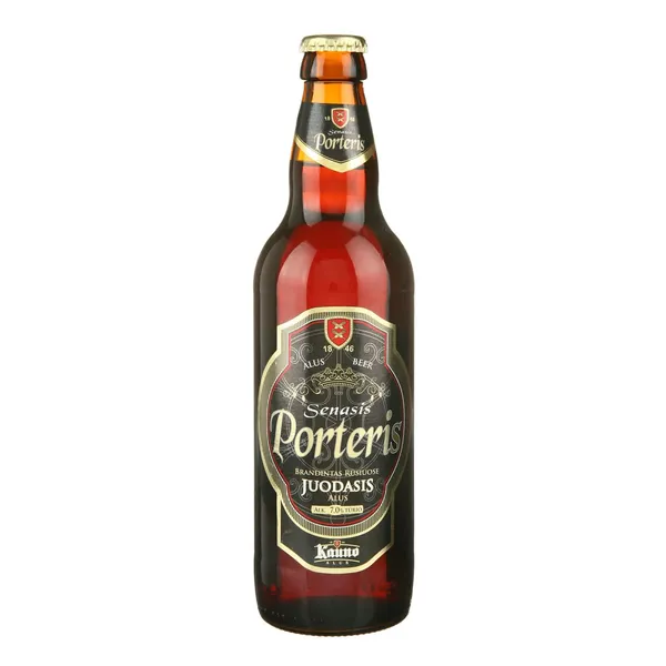 Juodasis KAUNO alus Senasis Porteris, 6 %, 0,5 l, butelis