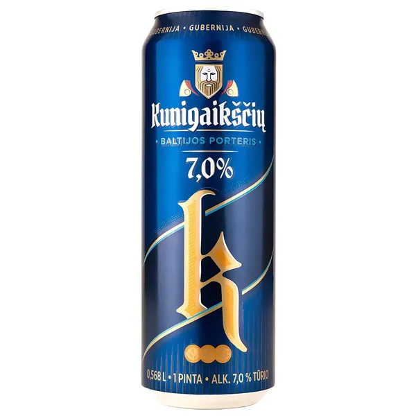 Alus KUNIGAIKŠČIŲ Baltijos porteris, 7,0 %, 0,568 l