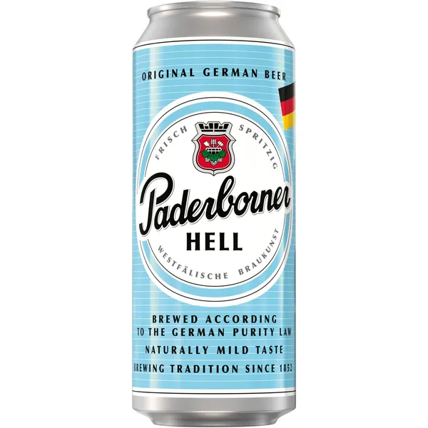 Alus PADERBORNER HELL, 5,1 %, 0,5 l