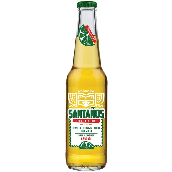 Alus SANTANOS TEQUILA LIME 4,5%, 330 ml