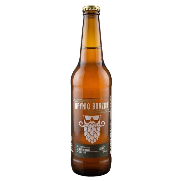 Nefiltruotas alus su kanapėmis APYNIO BARZDA, 5,6 %, 0,5 l