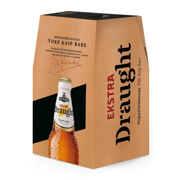 Alus ŠVYTURYS EKSTRA DRAUGHT, 5,2 %, 4 x 0,5 l