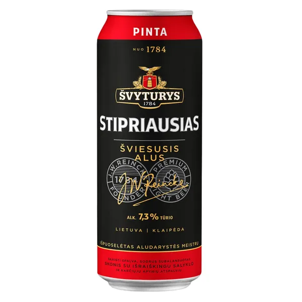 Alus ŠVYTURYS STIPRIAUSIAS, 7,3 %, 0,568 l