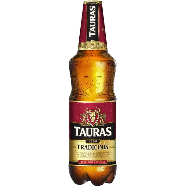 Alus TAURAS Tradicinis, 6%, 1 l, PET D