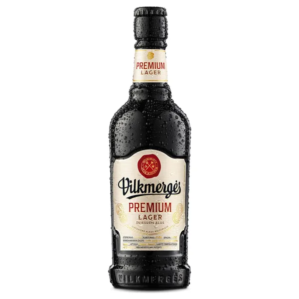Alus VILKMERGĖS Premium, 5%, 0,41l butelis