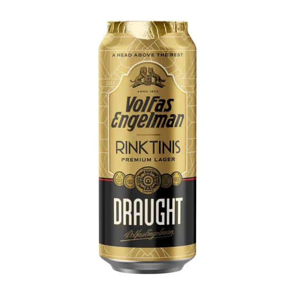 Alus VOLFAS ENGELMAN RINKTINIS DRAFT, 5,2 %, 0,5 l