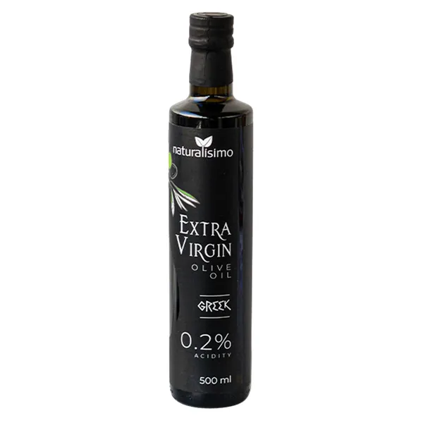 Ypač grynas alyvuogių aliejus NATURALISIMO, 0,2 % rūgštingumas, 500 ml