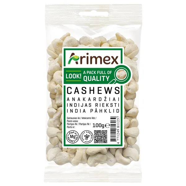 Anakardžių riešutai ARIMEX 100 g