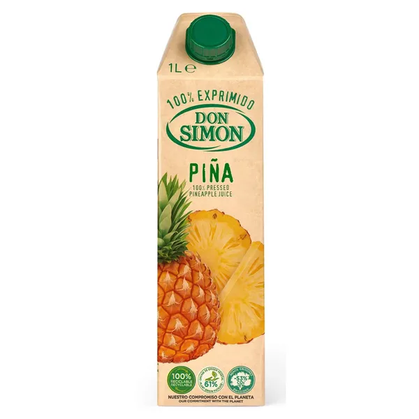 Ananasų sultys DON SIMON, tiesioginio spaudimo, 100%, 1l
