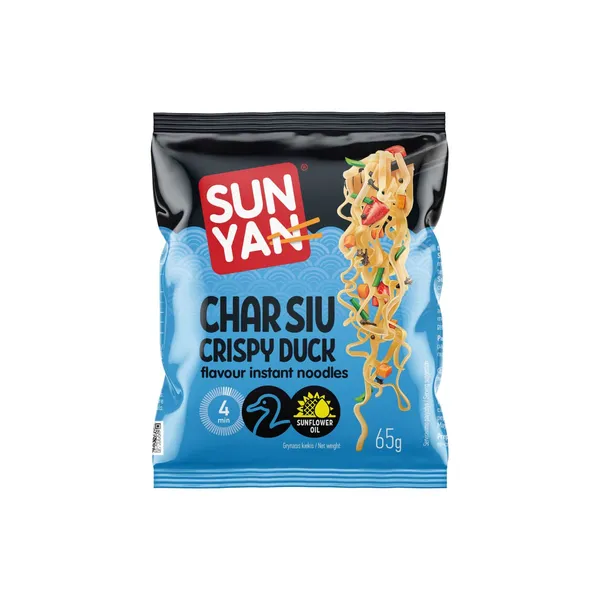 Traškios antienos skonio makaronai SUN YAN, 65 g