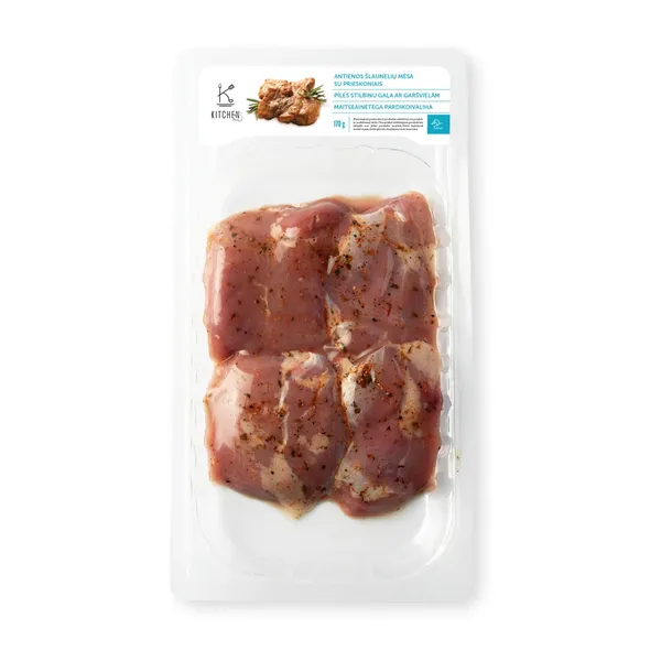 Antienos šlaunelių mėsa su prieskoniais, 170 g