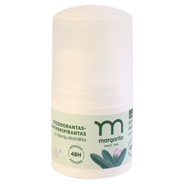 Antiperspirantas nuo prakaito su alavijų ekstraktu MARGARITA, 50 ml