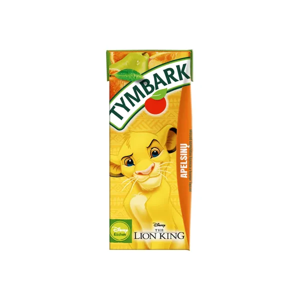 Apelsinų, persikų, obuolių ir kriaušių gėrimas TYMBARK, 30 %, 200 ml