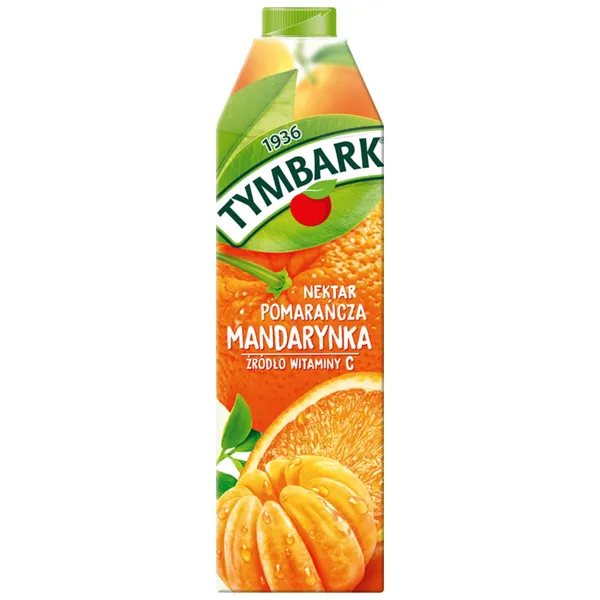 Apelsinų ir mandarinų nektaras TYMBARK, su saldikliu, 1 l