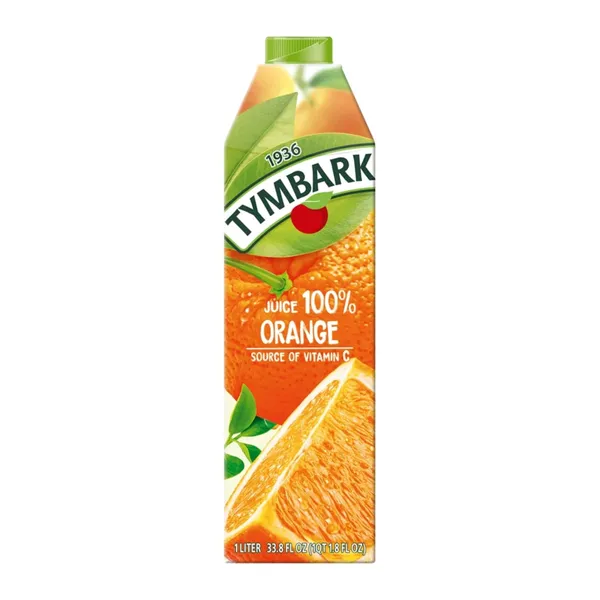 Apelsinų sultys TYMBARK (100%), 1 l
