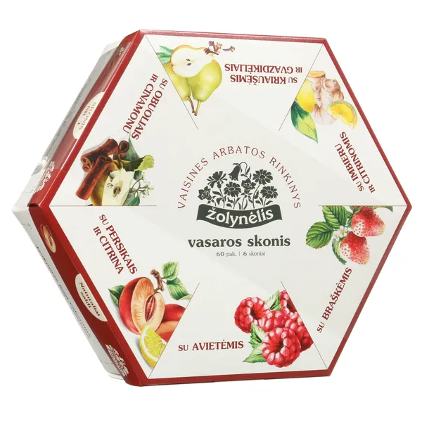 Vaisinės arbatos rinkinys ŽOLYNĖLIS VASAROS SKONIS, 125 g