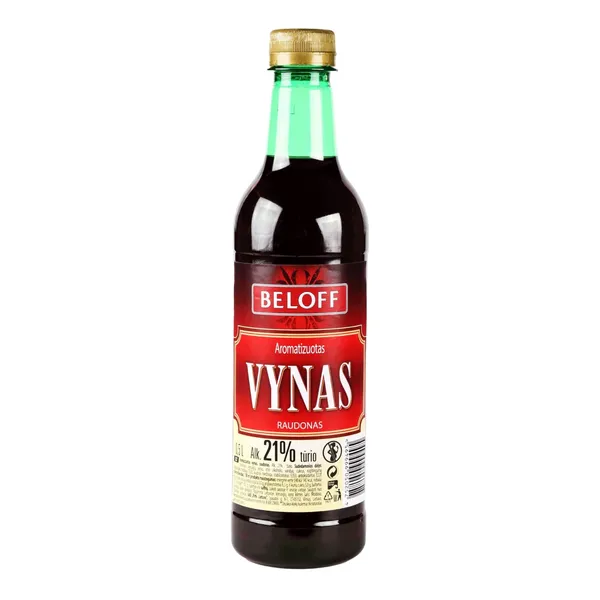 Aromatizuotas vynas BELOFF raudonas 21%, 0,5 l