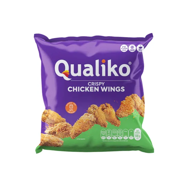 Vistu spārni Qualiko panējumā, asie 500g