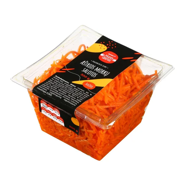 Aštrios morkų salotos, 300 g