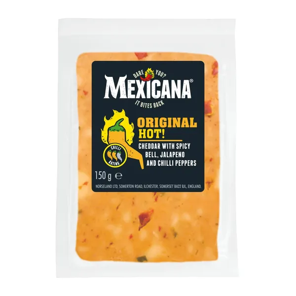 Aštrus čederio sūris MEXICANA, 50 % rieb., 150 g