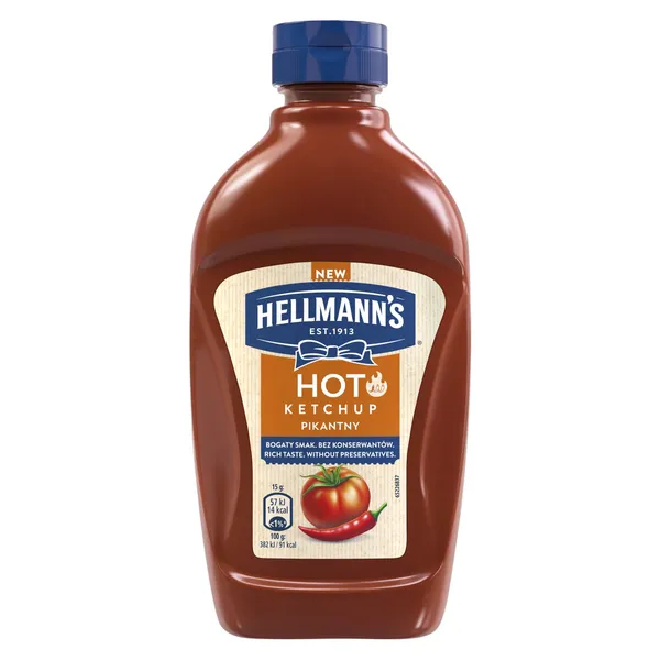 Aštrus kečupas HELLMANN'S, 470 g