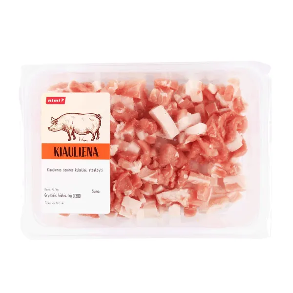 Cūkas krūtiņa kubiciņos Rimi, 300g