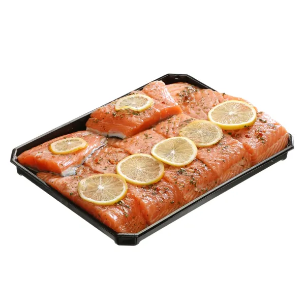 Atšaldyta marinuota skrosta atlantinių lašišų filė, 1 kg