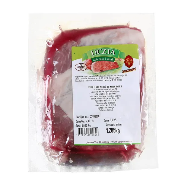 Atšaldyta kiaulienos kotletinė, 80 / 20, 1 kg