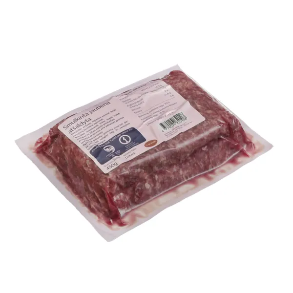 Atšaldyta smulkinta jautiena AGARAS, 20 % rieb., 450 g