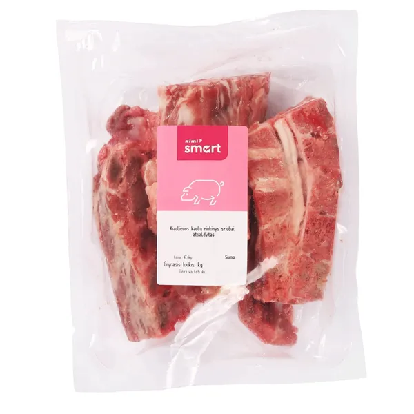 Atšaldytas kiaulienos kaulų rinkinys sriubai RIMI SMART, 1 kg