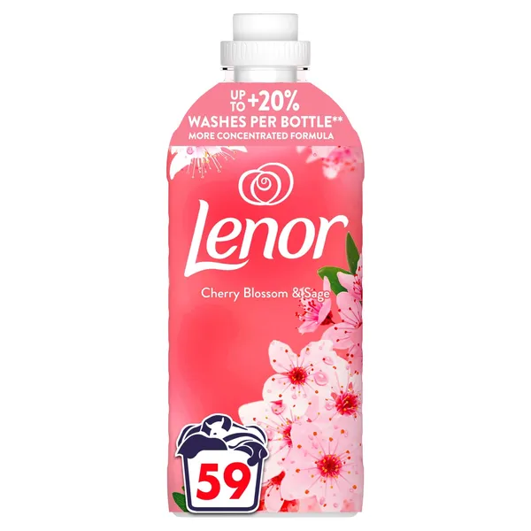 Audinių minkštiklis LENOR CHERRY BLOSSOM&SAGE, 59 sk., 1239 ml